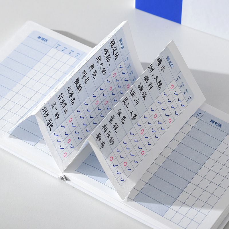 Mini English Vocabulary Notebook Square Small Notebook Handy Memory Learning Postgraduate Entrance Examination Memo Portable Flap Pocket Pants