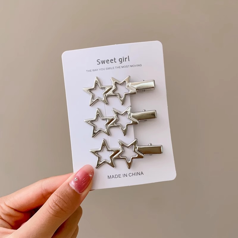 Horquilla de perlas, estilo ins, tocado coreano simple de nicho, clip de una palabra, clip lateral de flequillo simple, tocado