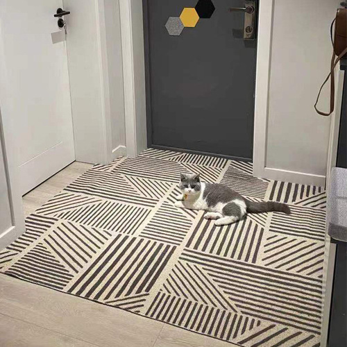Silk Ring Dust-Proof Entry Door Mat Anti-Slip Foot Mat Home Entrance Runner Entrance Hall Simple Cuttable Durable High-End