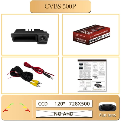 Suitable for Audi A6L 11/12 Q7/A3 handle camera reversing car wide-angle HD monitoring image (Vehicle camera) - ccdcvbs500p