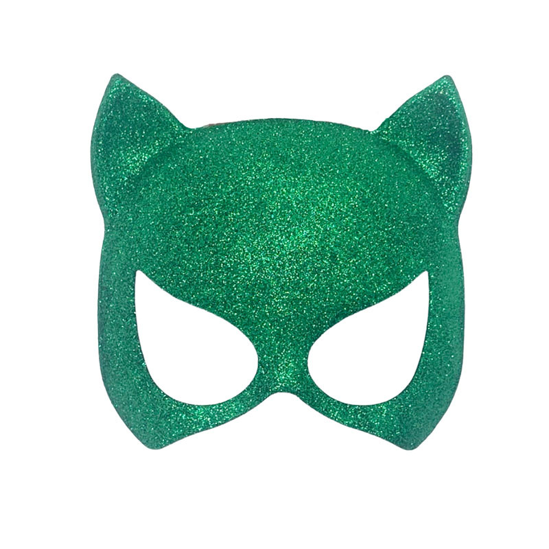 Nuevos productos transfronterizos polvo cara de gato media cara máscara de baile misterioso espectáculo de disfraz de fiesta sexy dama máscara de ojos