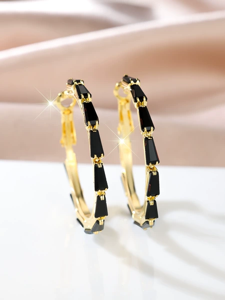 Golden black diamond