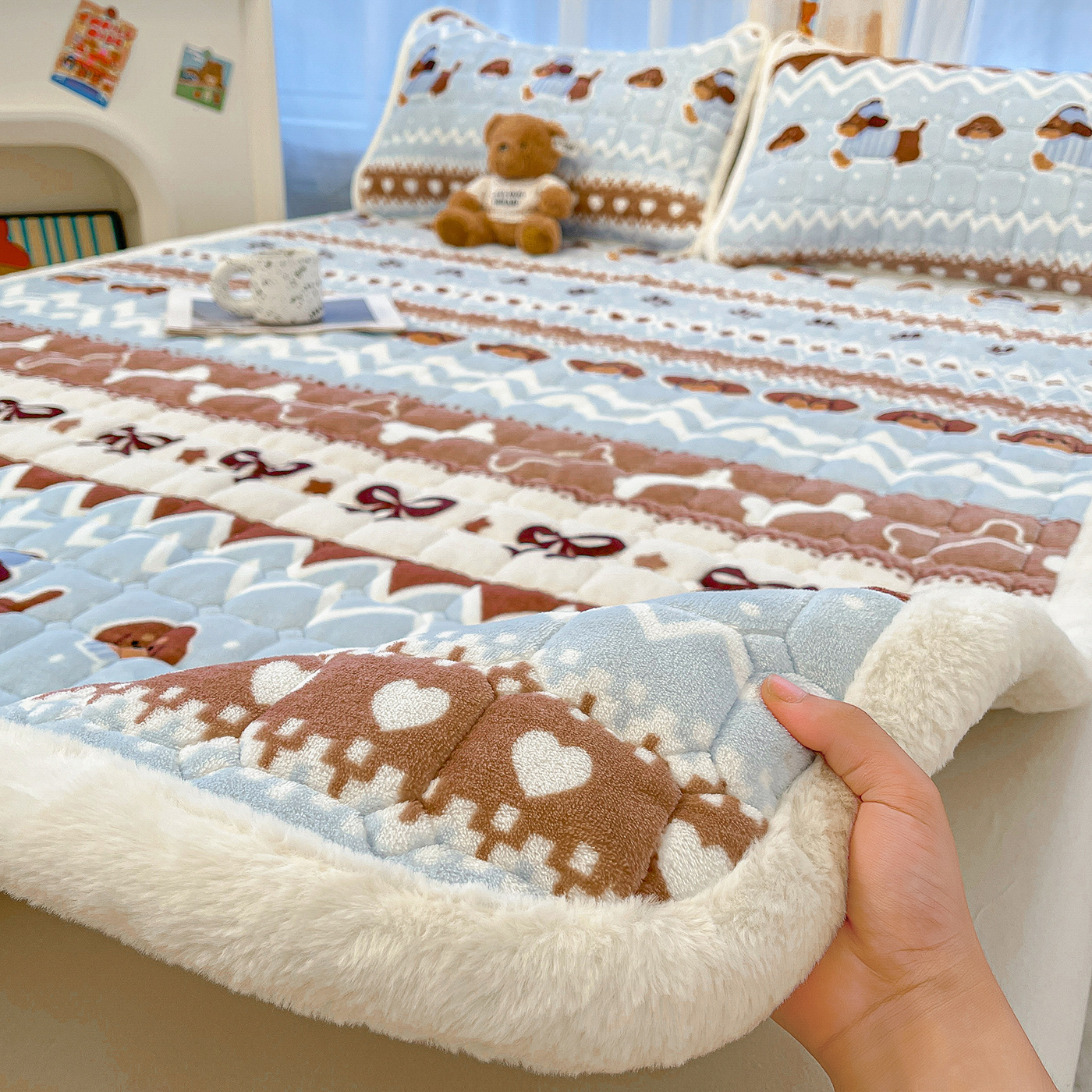 페어 아일 강아지 - 밀크 벨벳