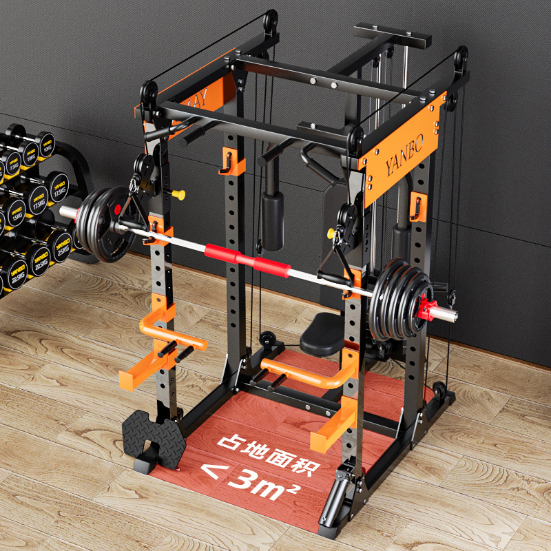 Hogar pájaro clip pecho pórtico integral Trainer marco libre Squat Press rack fitness equipo combinación