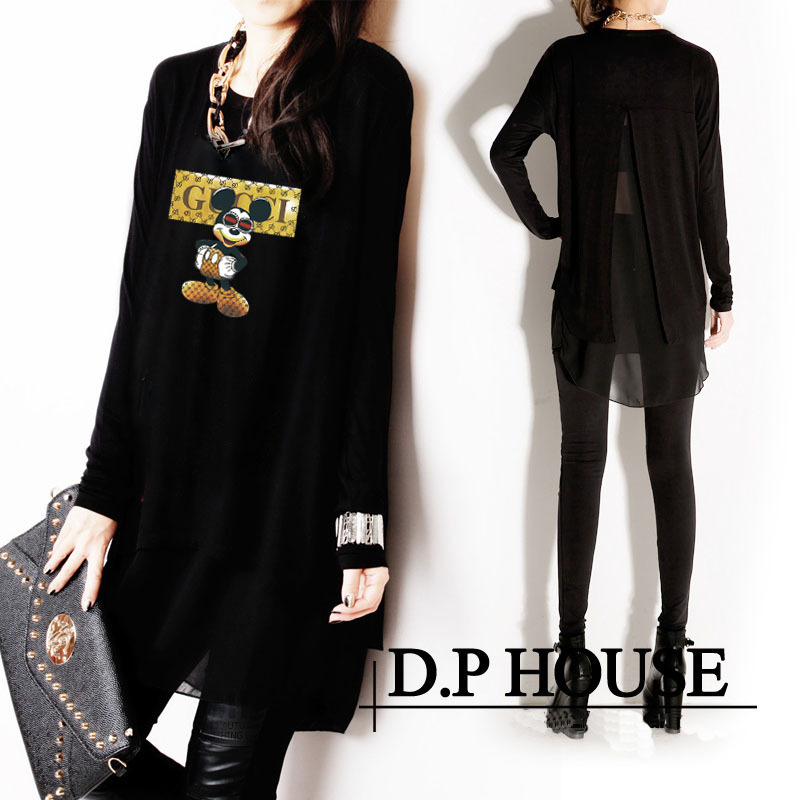 Black [8222#T Mickey]] / S