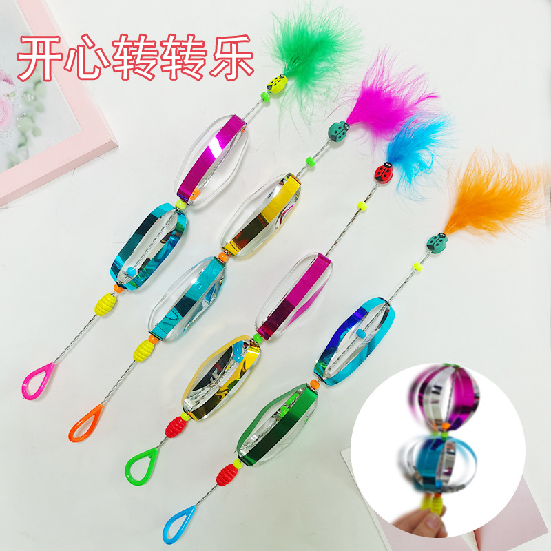 Happy Around music kindergarten Cool Fun diy gourd windmill tradition children Puzzle Toys wholesale