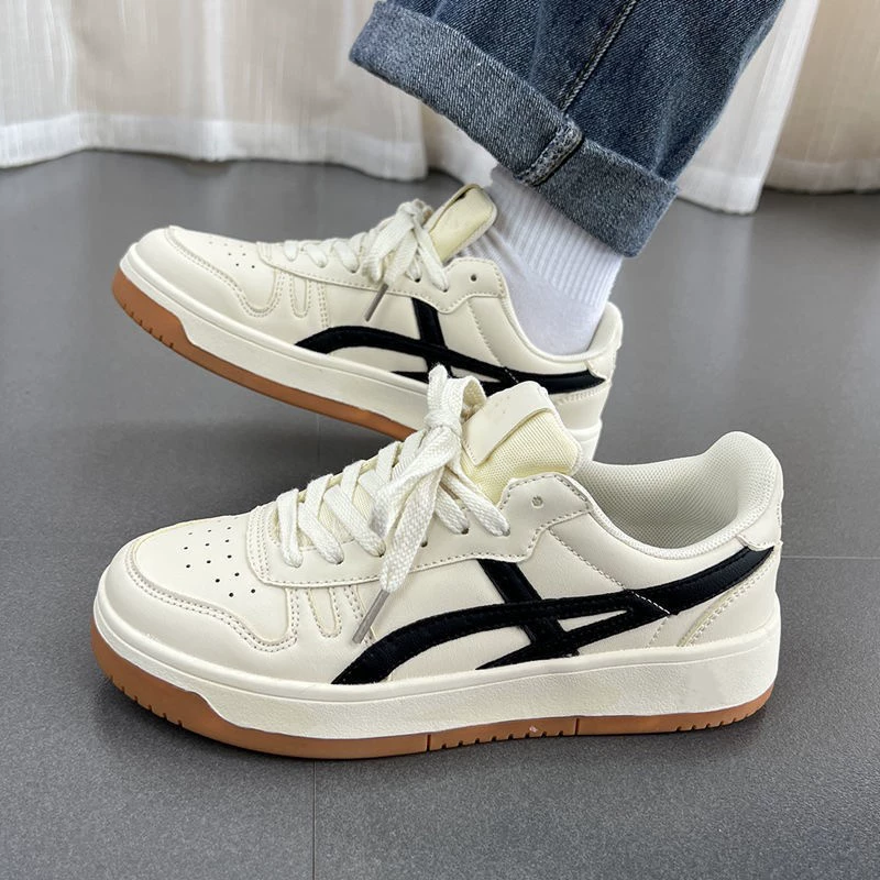 Кремовые белые туфли в стиле ретро для женщин в колледже, однослойная обувь в гонконгском стиле, модная дышащая немецкая тренировочная обувь, в студенческом стиле, красивый