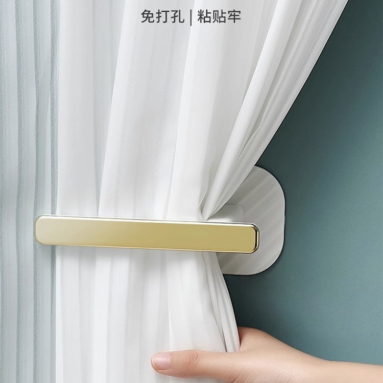 カーテンホルダー、ドアカーテン、シャワーカーテン収納フック、パンチングなし壁掛けフック、壁掛けフック、壁掛けフック、ストラップバックル|undefined