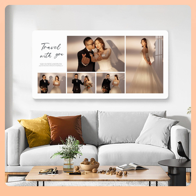 ✅ Wedding Photo Frames for the Entrance Hall, Custom Large-Sized Wedding Photos, Enlarged Prints for Wall Hanging