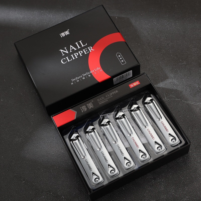 Chunmei Nail Clippers Large Oblique Single Nail Clipper Crooked Nail Clipper Manicure Manicure Scissors Stainless Steel Sharp Batch