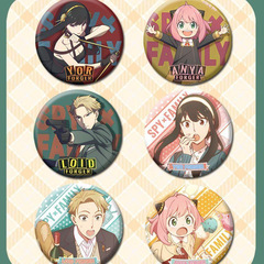 間諜過家家周邊SPY FAMILY馬口鐵徽章胸章吧唧黃昏阿尼亞約爾福傑