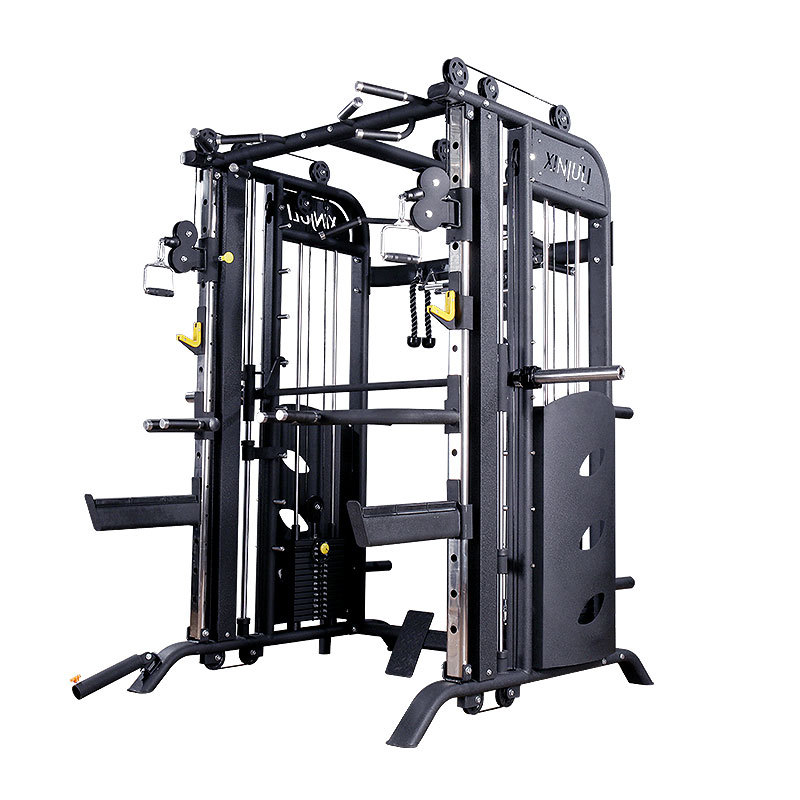 Profesional Smith máquina comercial entrenador integral hogar Squat gantry Flying Bird equipo de fitness traje combinación