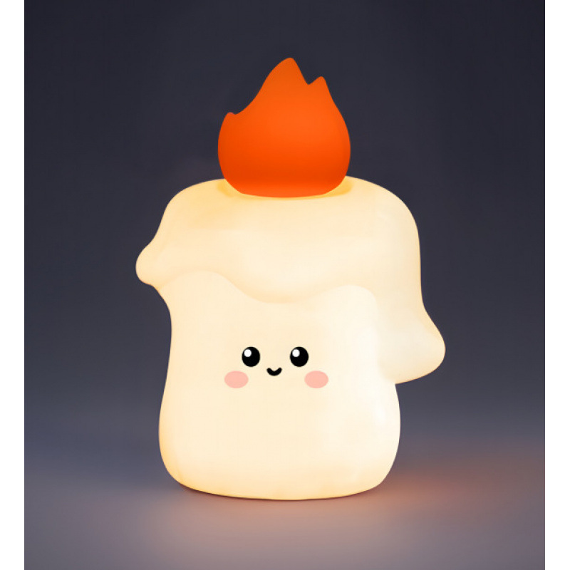 Lámpara de noche de doble propósito de silicona transfronteriza dormitorio infantil de cabecera de cama de alto nivel luz suave protección de ojos luz de atmósfera