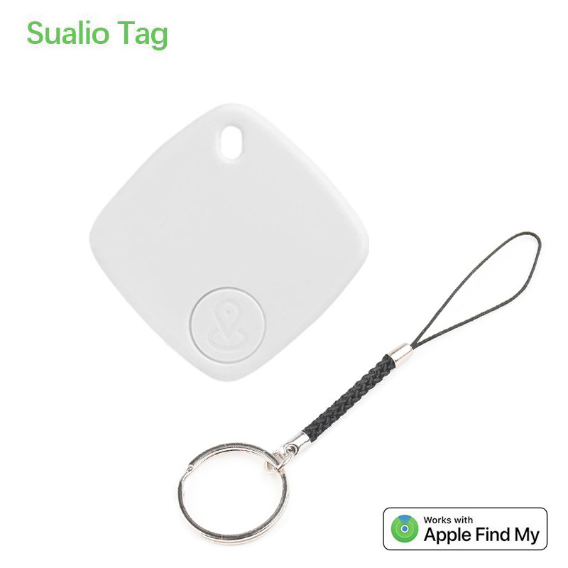 Diamond-shaped mfi global positioning anti-lost device [white]