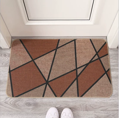 Avtomobil döşəmə paspasları – easy to maintain, dirt-resistant, wear-resistant - geometry-4060cm-linen