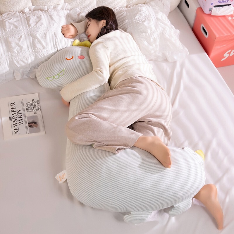 クラスAベビーコットン恐竜アルパカ取り外し可能で洗える枕ロング横向き寝枕女の子の睡眠特別な妊娠中の女性の脚を挟む枕|undefined