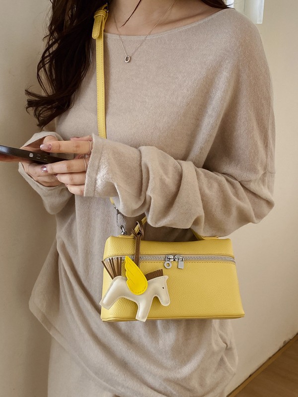Bolso de mano de alta calidad coreano para mujeres 2026 nuevo nicho de bolso de caja de lujo ligero casual simple hombro bolso de mujer