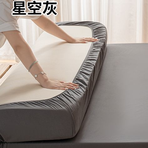 2025 nueva sábana de algodón cepillada otoño e invierno funda protectora de colchón Simmons engrosada nueva funda de cama individual con todo incluido