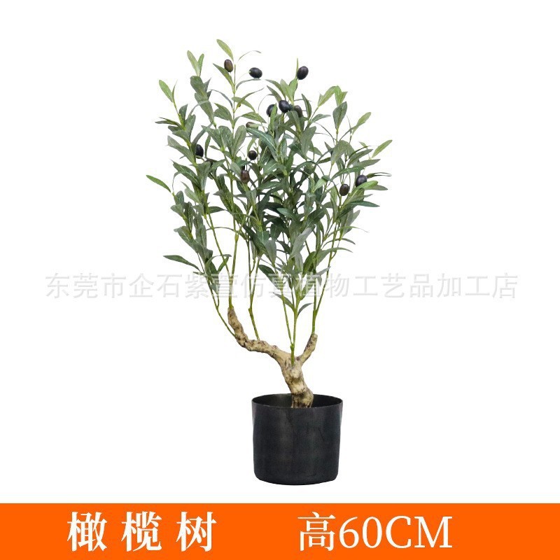 Decoración interior de plantas verdes de simulación de gran tamaño, plátano de bambú, gigantesco, plantas verdes falsas en maceta, paisajismo de plantas de simulación al por mayor image 75
