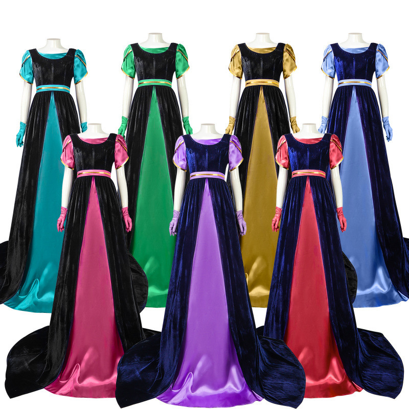 Medieval Dress Cos Clothing Bridgerton Dress Women's Long Dress Lace-Up Clothing Retro Dress