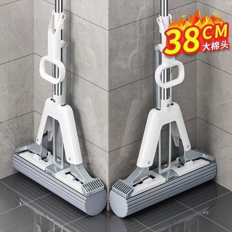 Discounted price for a new model of hand-wash-free household sponge mop, dual-use for wet and dry, foldable rubber cotton mop, a magical cleaning tool Discounted price for a new model of hand-wash-free household sponge mop, dual-use for wet and dry, foldable rubber cotton mop, a magical cleaning tool