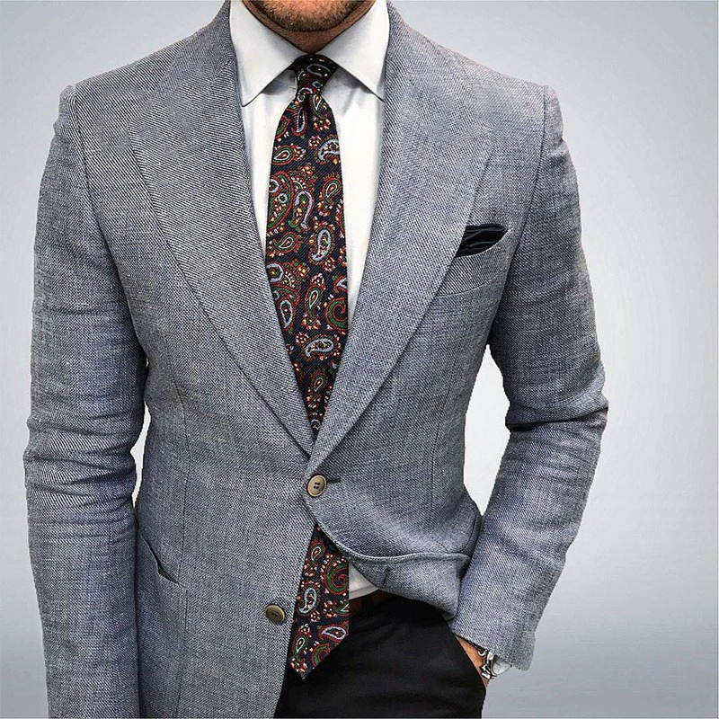 Spring suit for leisure, jacket English style, plus size