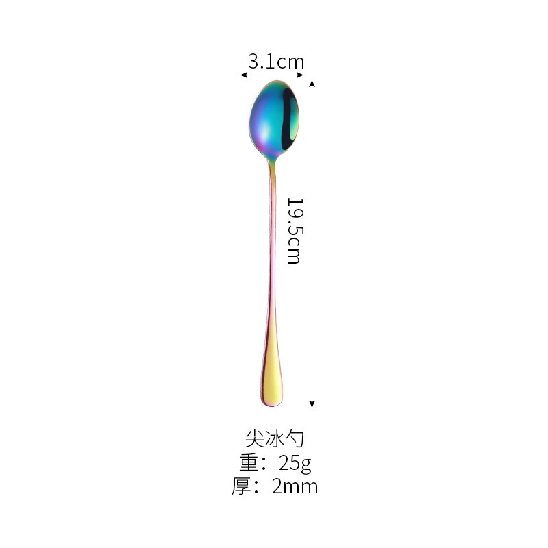 Amazon 1010 stainless steel tableware fantasy colored knife and fork tablet suit
