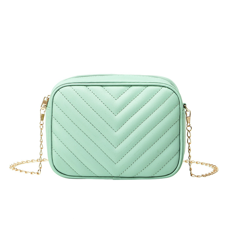 2023 nuevo bolso coreano universal moda ocio cadena bolso de hombro V bordado camerasa mochila image 7