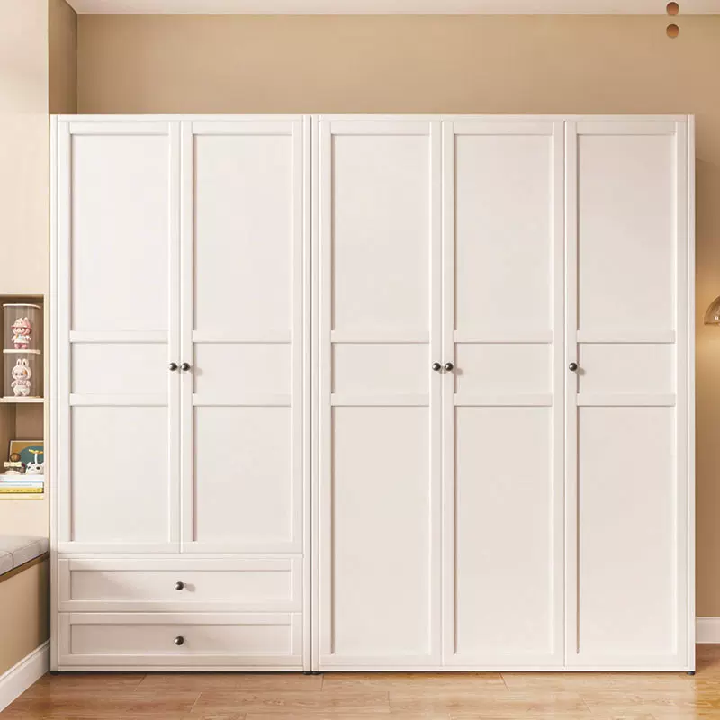 钢制衣柜家用卧室简易组装衣帽间柜子可调节儿童金属衣柜落地衣橱