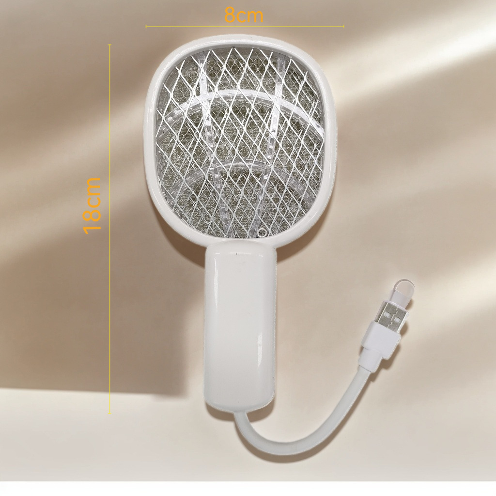 Mosquito eléctrico plegable tipo recargable poderoso de mano 3 en 1 mosquito mosquito doméstico mosquito atrapador USB mosquito linterna image 16