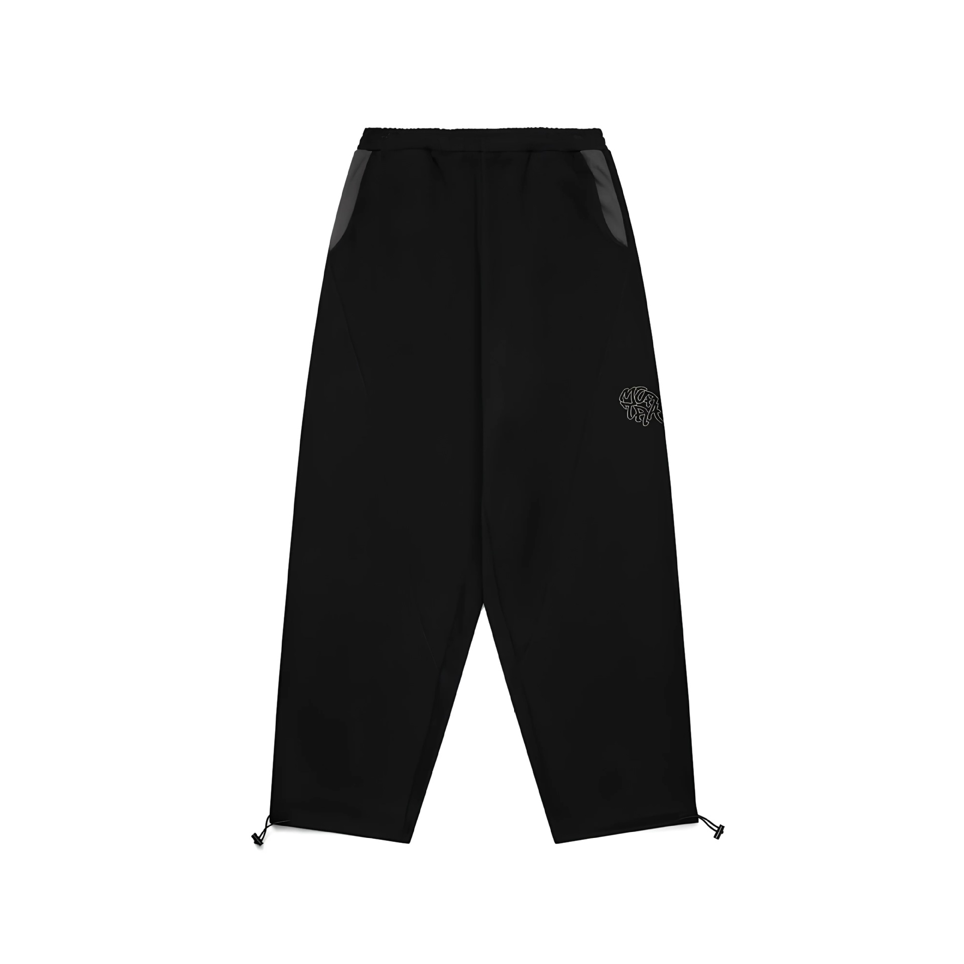 Mertra Me-P069 Sweatpants Splicing Embroidered Iron Gray