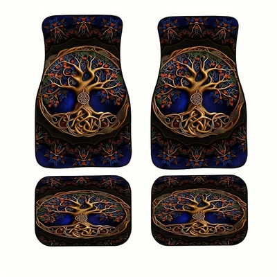 to maintain, non-slip – Avtomobil döşəmə paspasları - 1-138-pattern-34-3344cmtwo-piece-set