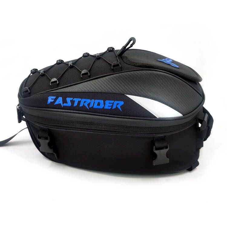 Bolsa de gran capacidad para casco integral de motocicleta, mochila para motociclista, bolsa trasera impermeable para motocicleta