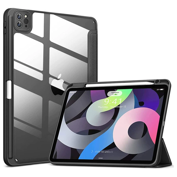 Black three-fold solid color