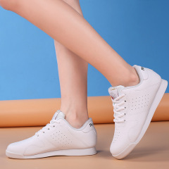Competitive cheerleading shoes, training competition shoes, dance shoes, adult soft-soled square dance white aerobics shoes for women