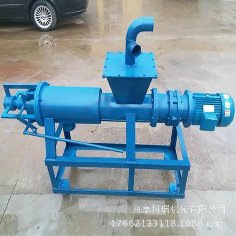 水泡粪螺旋挤压分离机处理猪粪牛粪脱水机中药渣酒糟茶叶渣压榨机