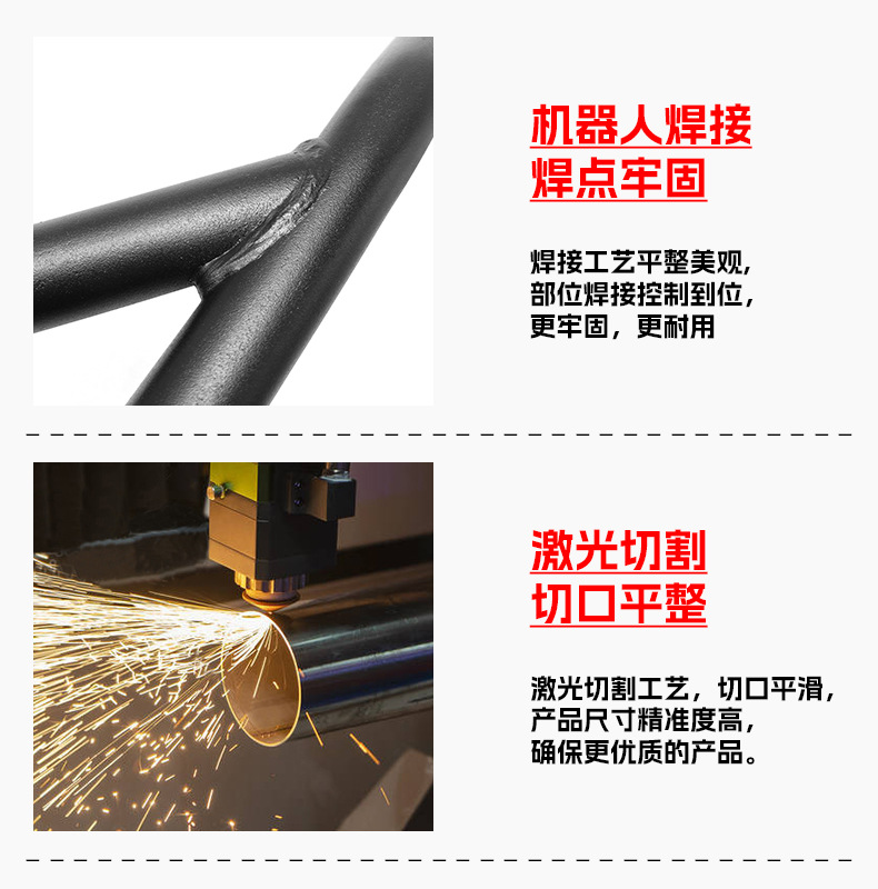 Suitable for Shengshi 150X Bumper Exhaust Bar Anti-Collision Anti-Fall Protection Bar Full Surround Front and Rear Guard Bar Modification Accessories