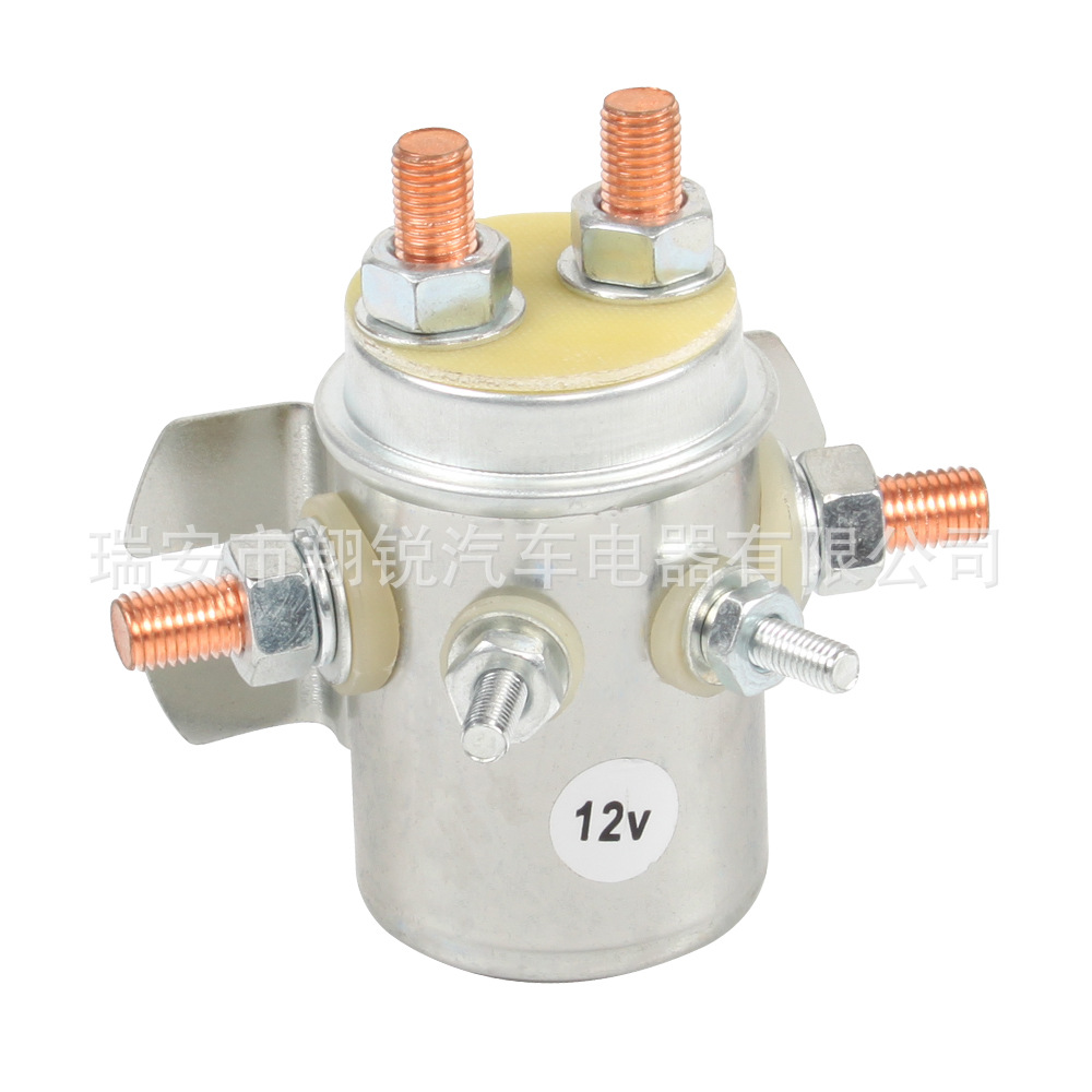 适用于船用高尔夫球车自动起重机吊杆绞盘15-386电磁继电器开关