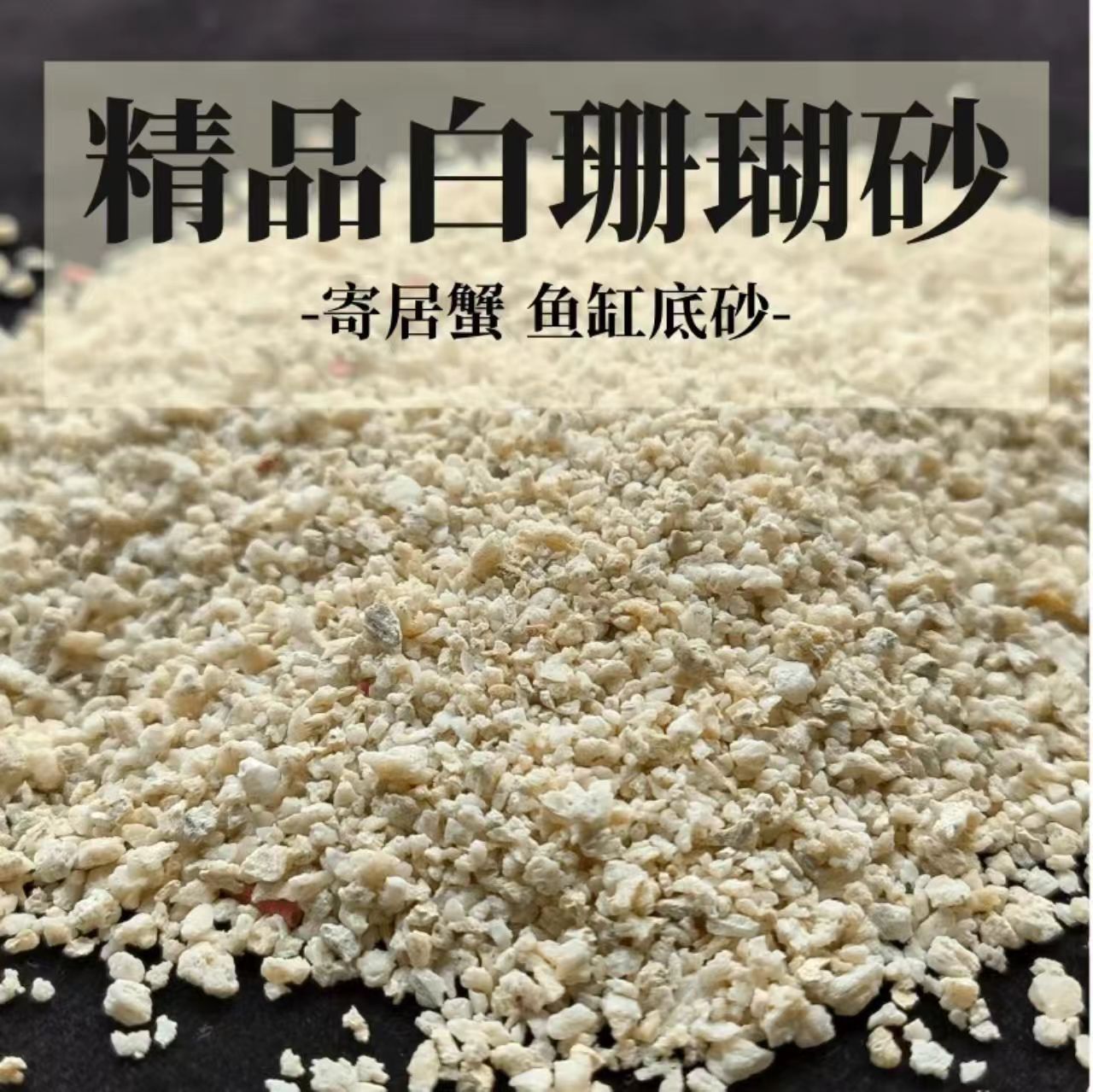 跨境珊瑚砂厂家批发水质净化用珊瑚骨寄居蟹专用菲律宾砂鱼缸造景