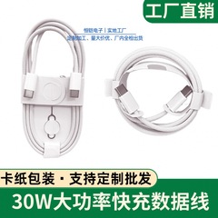 编织双Type-C数据线适用苹果1516快充线批发电商专供充电线卡纸线