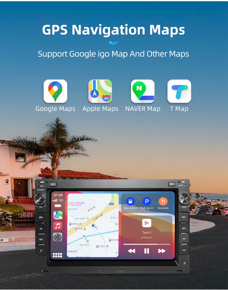 7inch Suitable for Volkswagen Passat B5 Car Central Control Large Screen Navigation Carplay Audio and Video Player All-In-One Machine