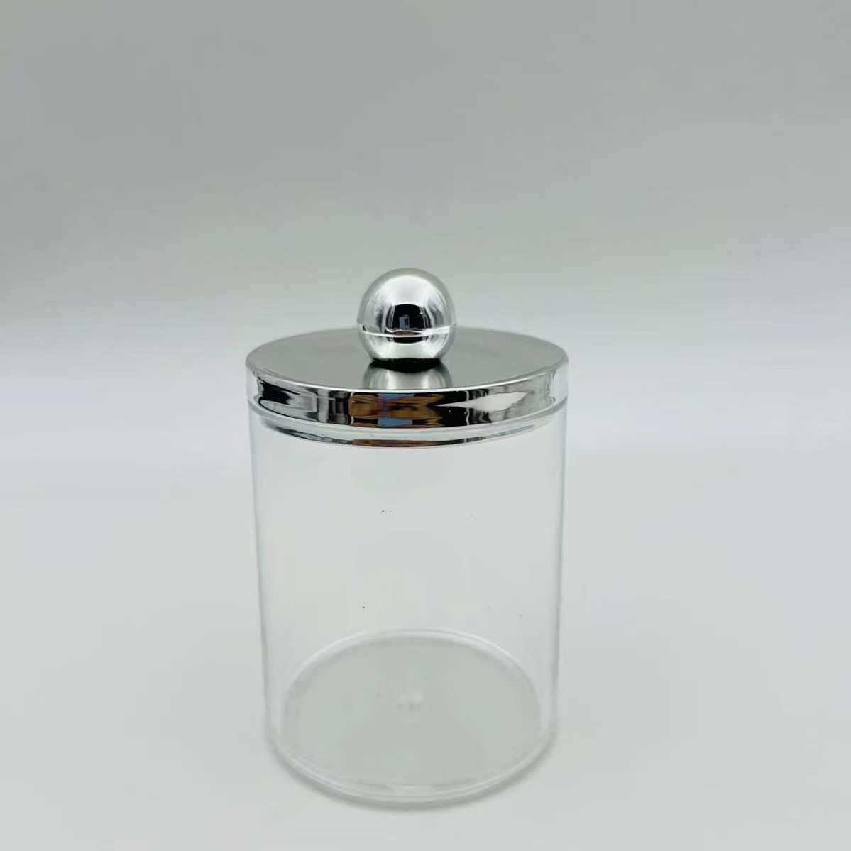 둥근 컵 - 은색 뚜껑