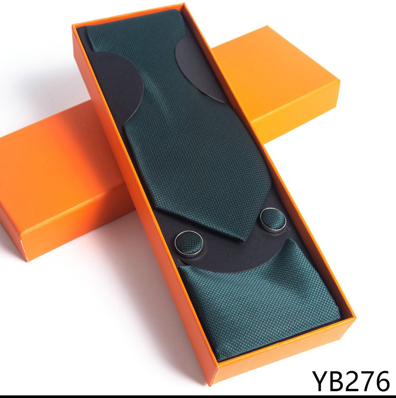 Paisley Men's Necktie Pocket Square And Cufflinks Gift Set_voghion.com