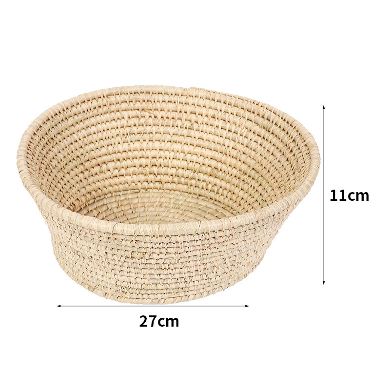 Posavasos antideslizante para taza de té, tapete de rafia, bandeja de té redonda plegable de ratán, posavasos, juego de té, vajilla tejida.