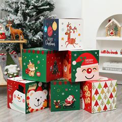 クリスマス装飾品クリスマス積み上げギフトボックスデパートスーパーのショーウインドー装飾雰囲気配置紙ギフトボックス