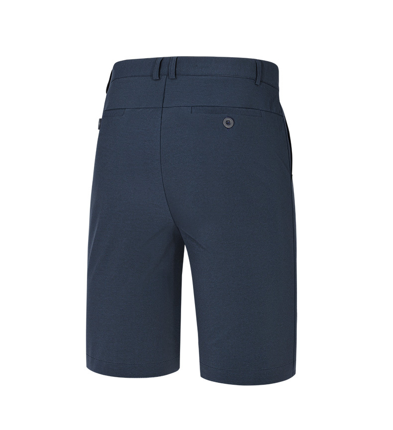 Quần short golf nam PGM vải polyester co giãn thoáng khí — Quần short nam màu trơn KUZ078 màu xanh da trời, Quần short nam màu trơn KUZ078 màu trắng, Quần short nam màu trơn KUZ078 màu xanh hồ, Quần short màu trơn nam KUZ078 màu xám chi tiết 15