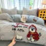 加厚床上秋冬卡通被套