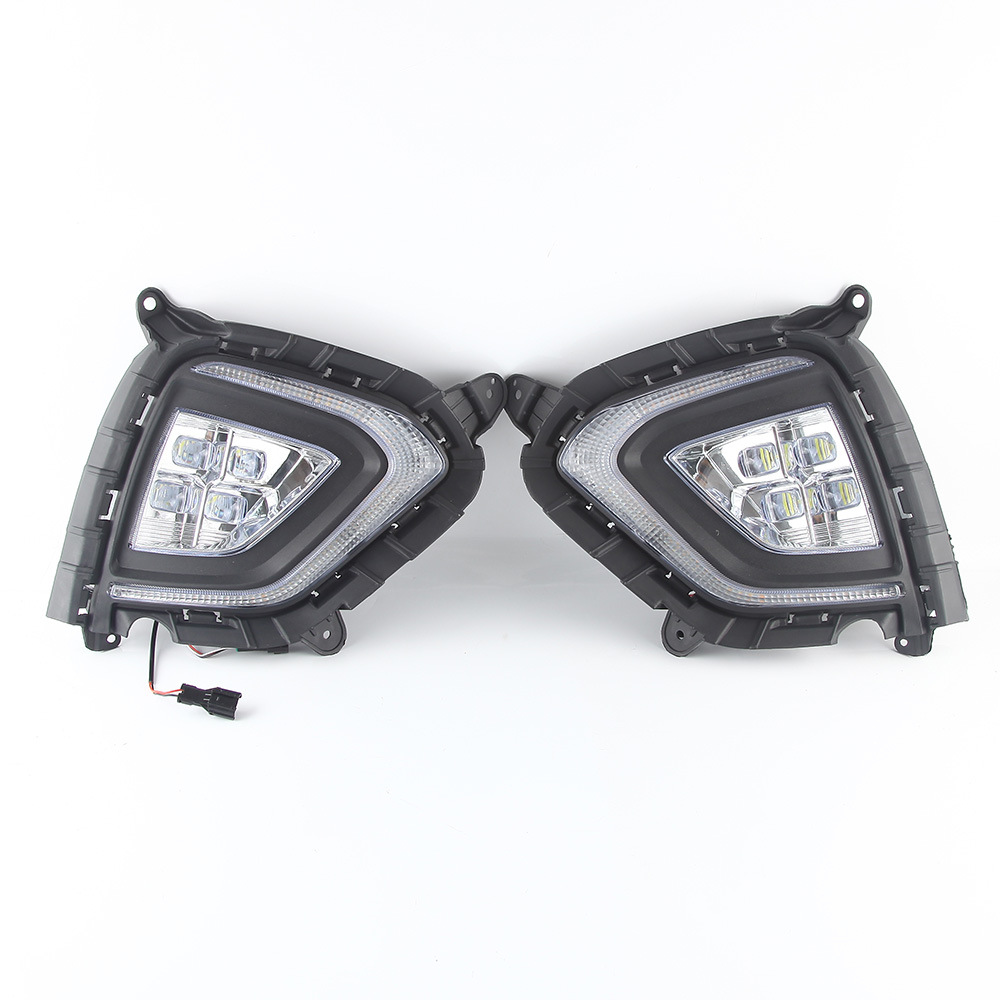 Adecuado para Hyundai IX25 de cuatro ojos Led especial Luz de marcha diurna LED Luz de niebla