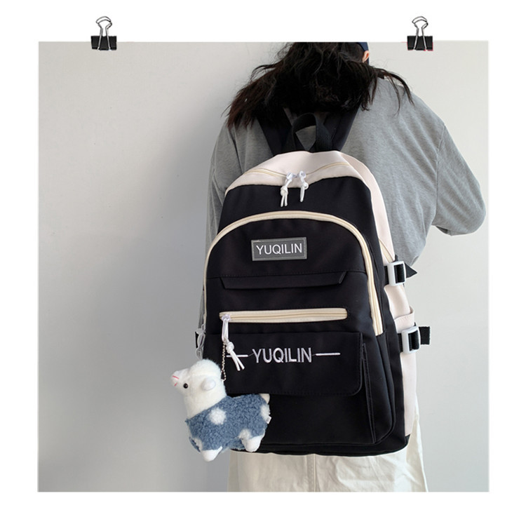 Schoolbag Korean Version Of Simple Versatile Large-capacity Backpack display picture 60