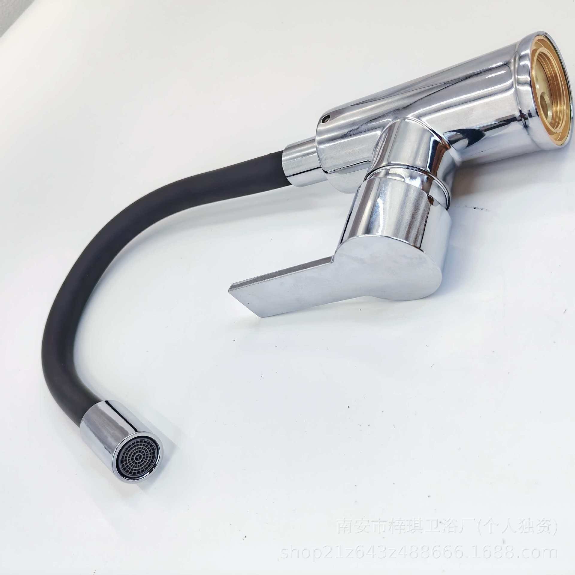 Grifo Mezclador Orientable para Fregadero de Cocina de Aleación de Zinc para Agua Fría y Caliente